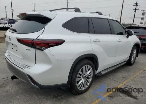 2025 Toyota Highlander Hybrid Limited из США, поврежденный, VIN 5TDEBRCH5SS651632